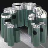 Glaro Mount Everest Trash Cans - Aluminum Top